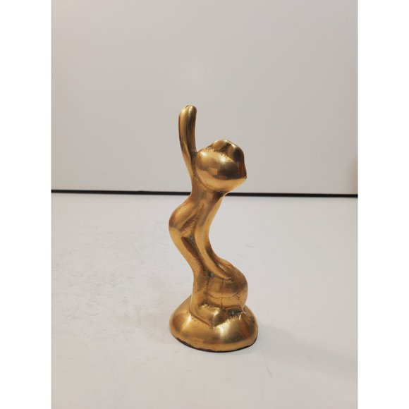Brass FROG, AMPHIBIAN, Basketball, Sport, Office Decor, Hall Decor, Orna… - Picture 5 of 10